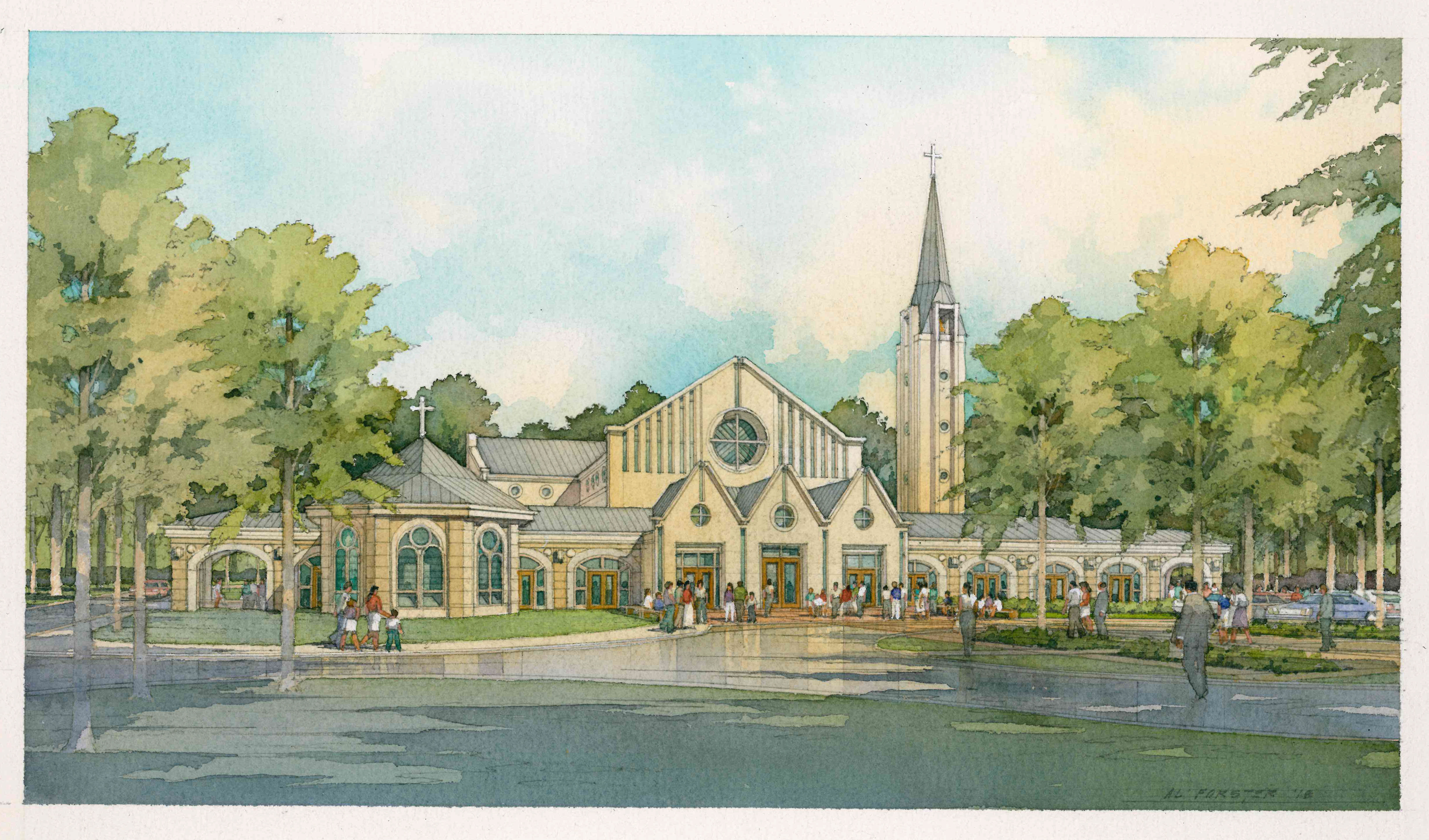 Artistic Rendering of St. André Bessette Church